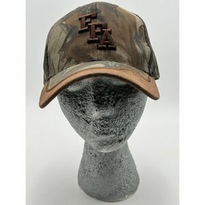 FFA Hat Camouflage Brown Fitted Baseball Cap Adjustable Eagle MFG Co. Hunting